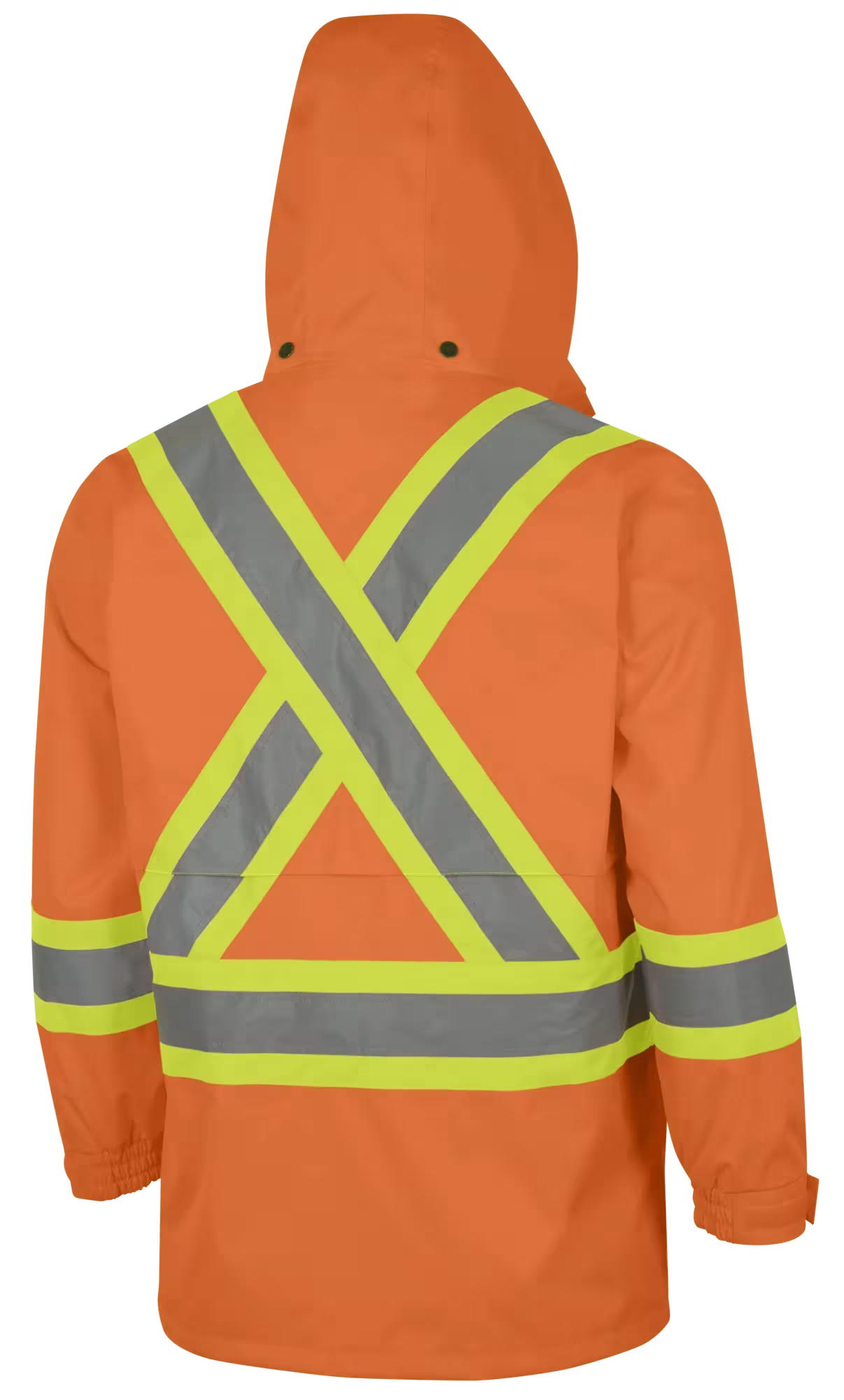 Pioneer Hi-Vis Rain Jacket + Fleece Hoodie 3-in-1 Workwear Combo – ANSI/CSA Compliant All-Weather Safety Kit for Harsh Job Sites | Sizes S-4XL