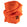 Orange Fluorescent Polyester, Tubular Multifunction, One Size
