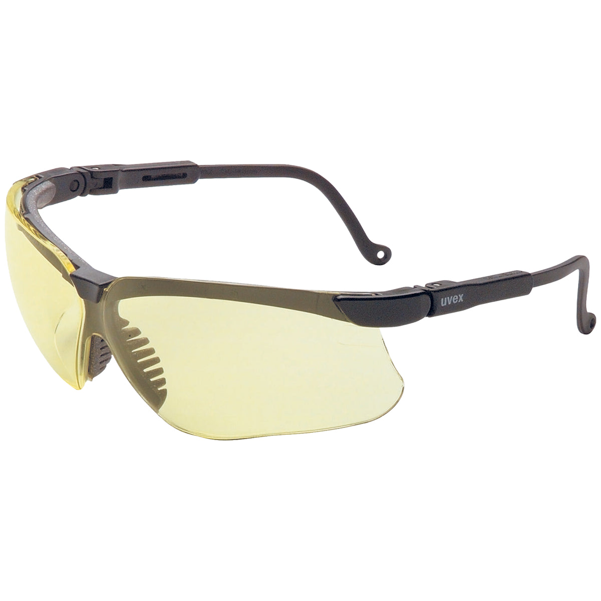 UVEX® Genesis® Safety Glasses - Black Frame with HydroShield® Anti-Fog