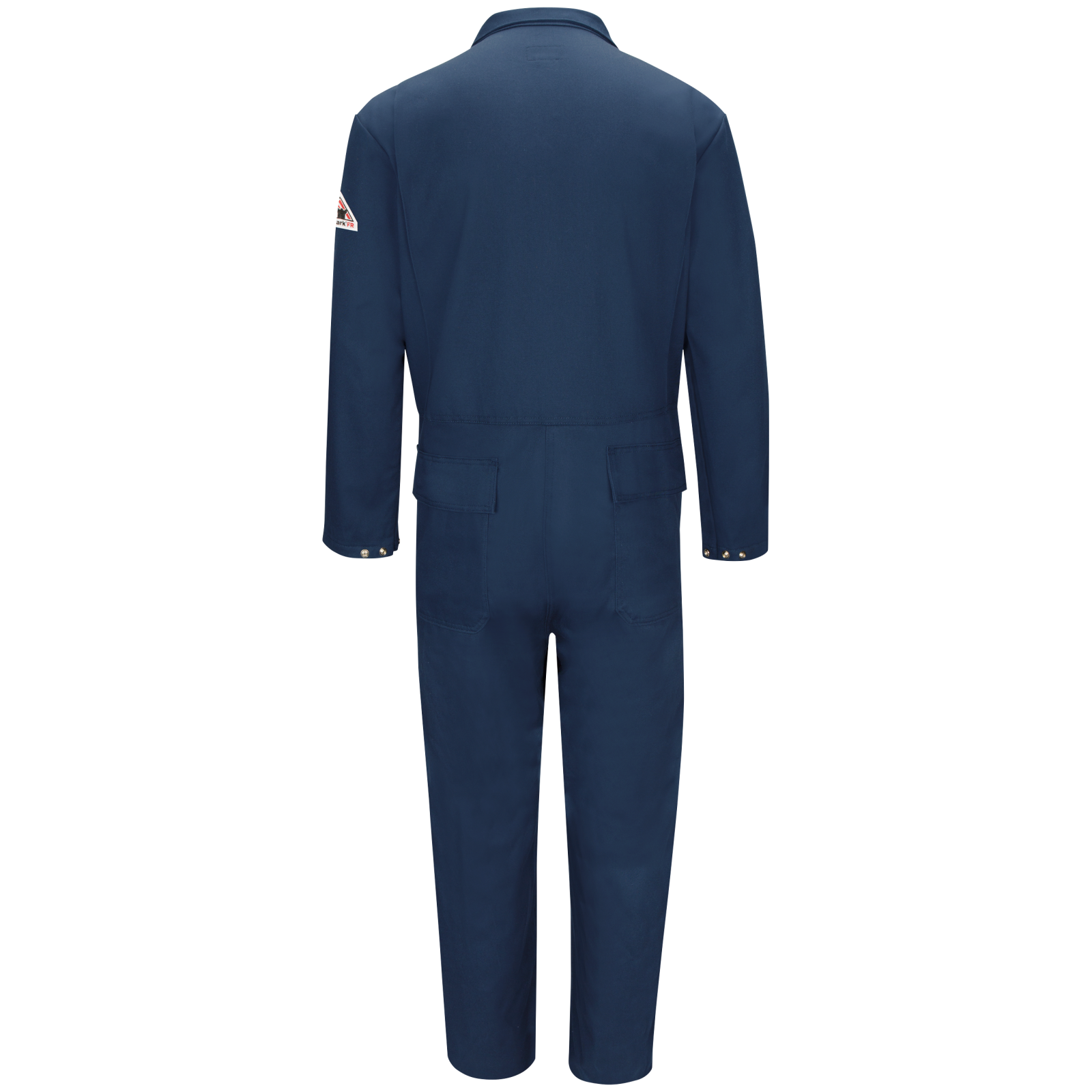 Bulwark FR Men's CECW Welding Coverall - CAT 2, FR/AR Protection, Nomex Taped Zipper, Hemmed Sleeves, Adjustable Snaps, Durable | Sizes: 38-58