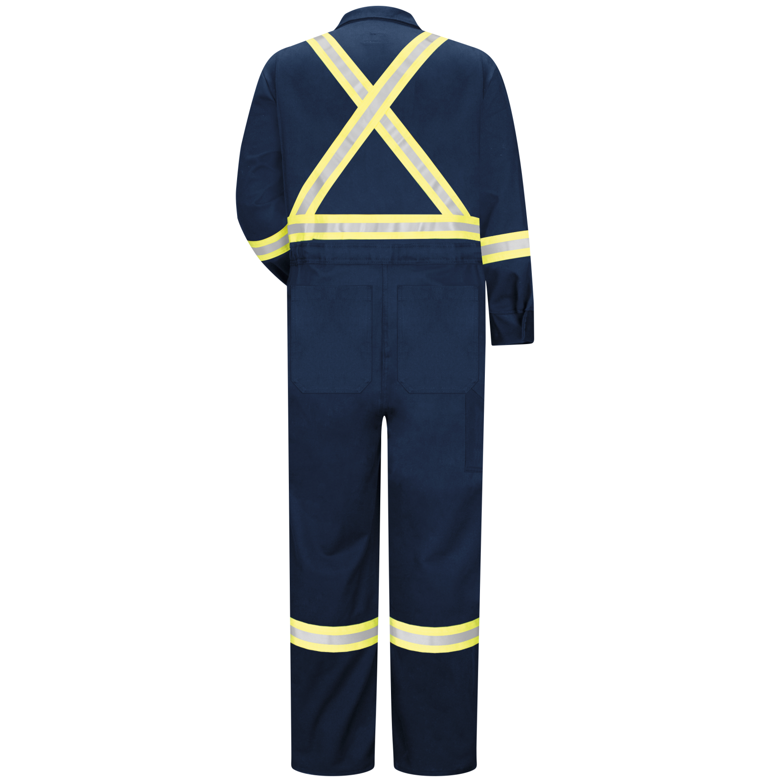 Bulwark FR Men's CTBA Premium Coverall - HRC/CAT 2, Reflective Trim, 8 Pockets, Flame Resistant, 360° Visibility, Durable, Comfortable | Sizes: 38-58