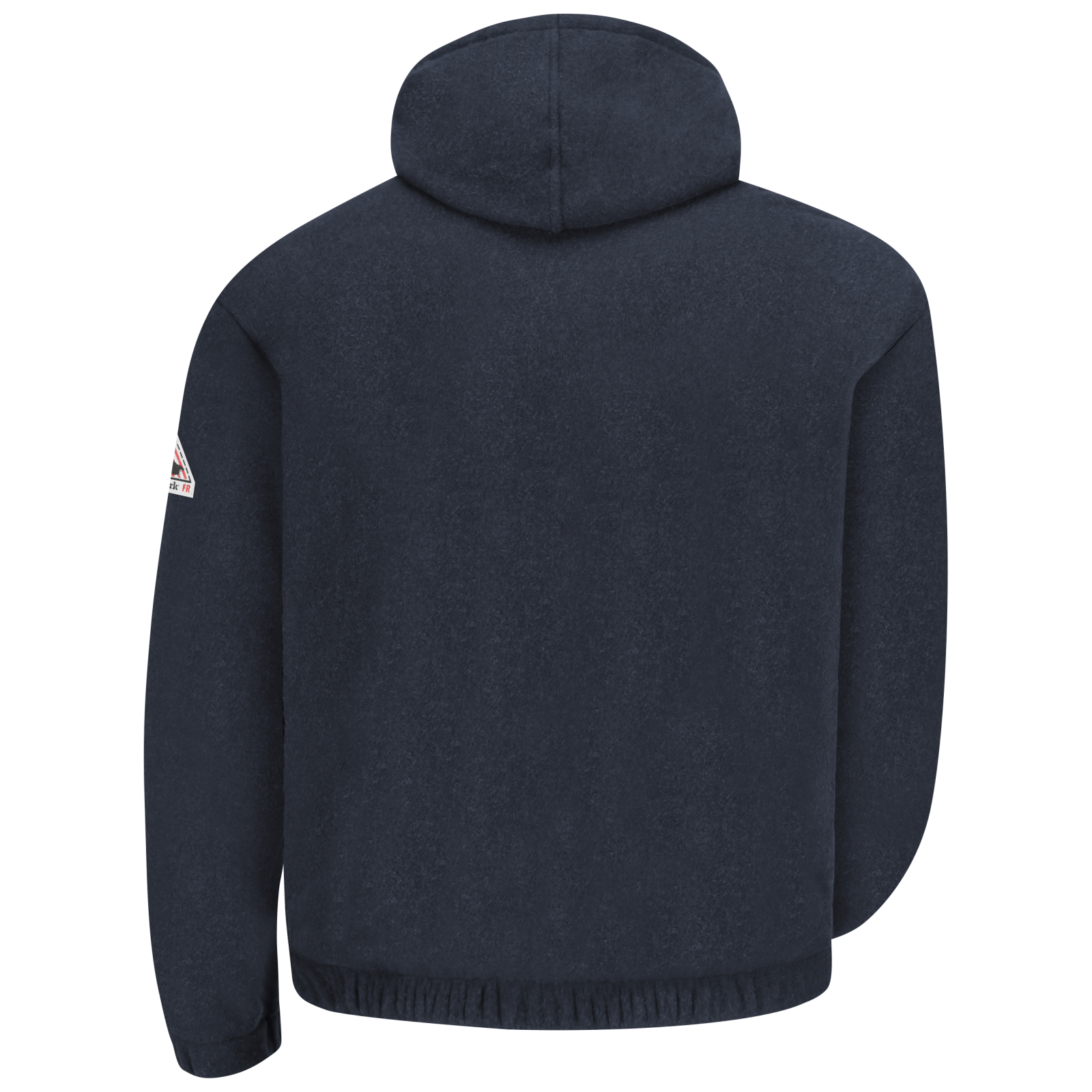 Bulwark FR Men's SMH6 FR Fleece Zip Sweatshirt - CAT 2, Flame Resistant, Brushed Fleece, Full Zip, Adjustable Hood, Durable, Comfortable | Sizes S-3XL