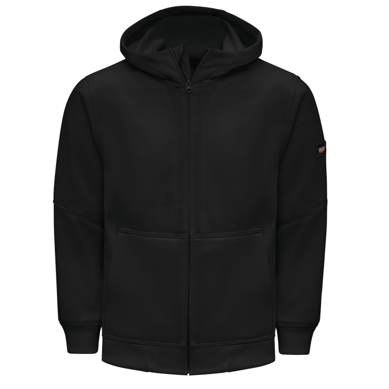 Red Kap HJ10 Performance Work Hoodie with SafeCinch® Drawstring, Wind & Water Resistant DWR Finish, ZeroSkratch® Zipper, Utility Pockets | Sizes XS-4XL