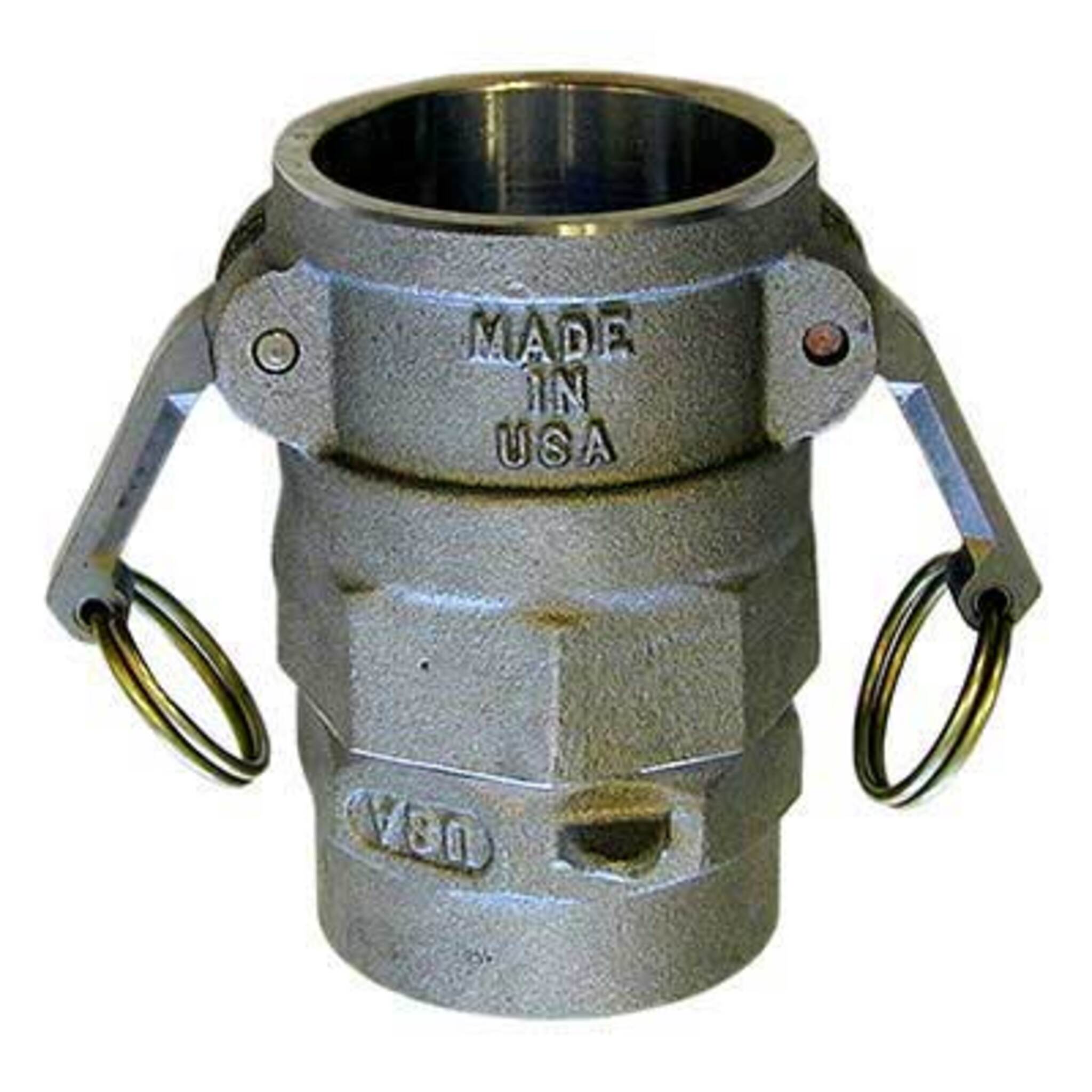 Part D Live Swivel Aluminum Camlock - Female NPT x Female Camlock Live Swivel Coupler - Cleanflow
