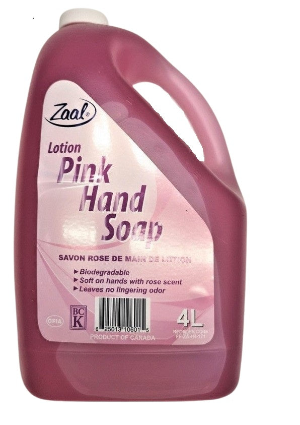 Pink Lotion Hand Soap - 1 Gallon Bottle - Case of 4