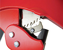 MCC 1-1/3" Ratcheting PVC Pipe Cutter | Lightweight Alloy Body with V-Groove Jaw for Clean Cutting of PVC, Conduit, and Polyethylene Gas Pipe