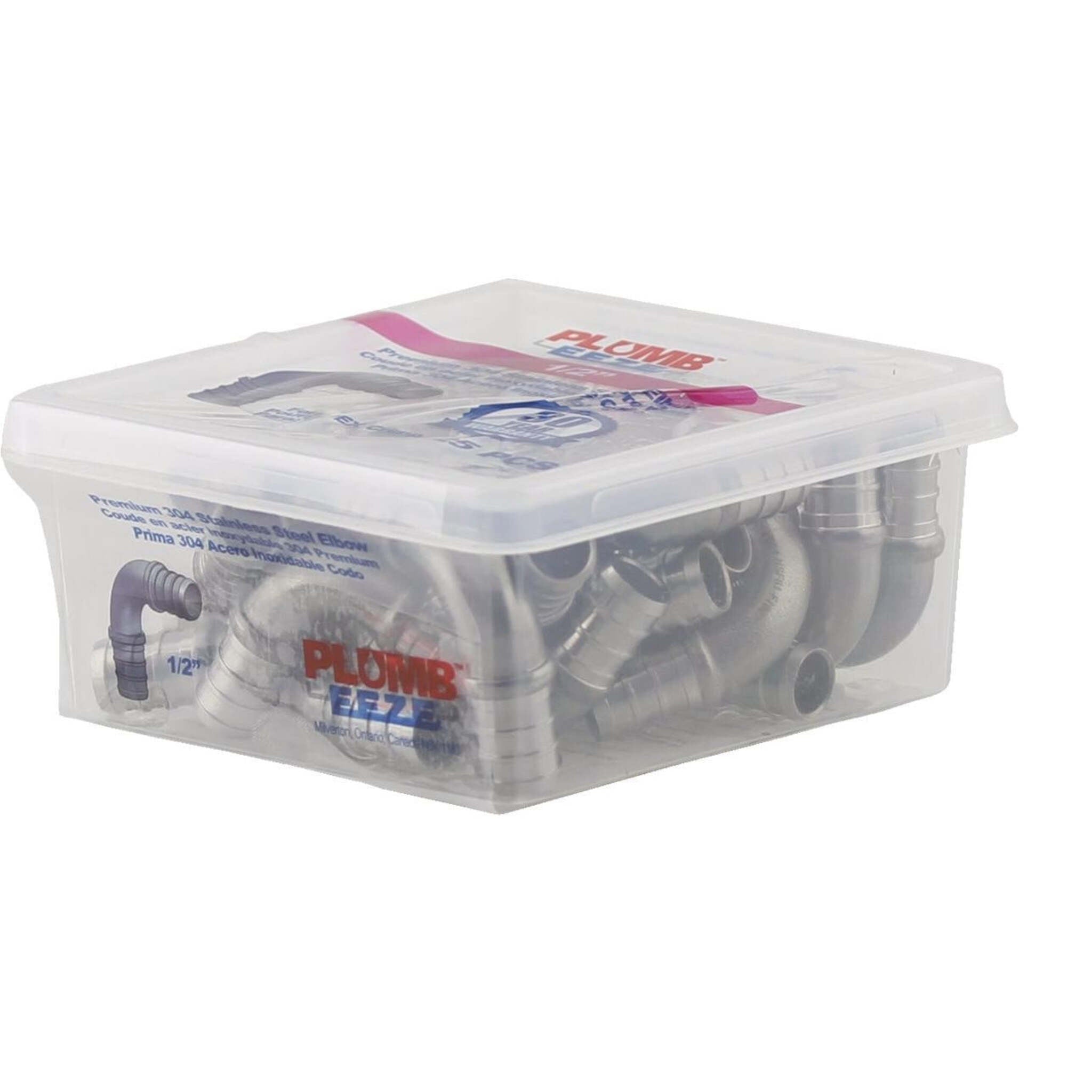 304 Stainless Steel, Multipack of 25
