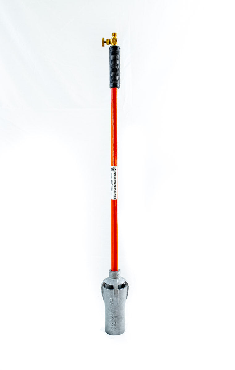 Tiger Torch 95-B XL Propane Torch - 208,000 B.T.U., 36" Length, Cast Iron Head, Flash Protection, Adjustable Flow, Heavy-Duty Use, Durable, Safe, Lightweight