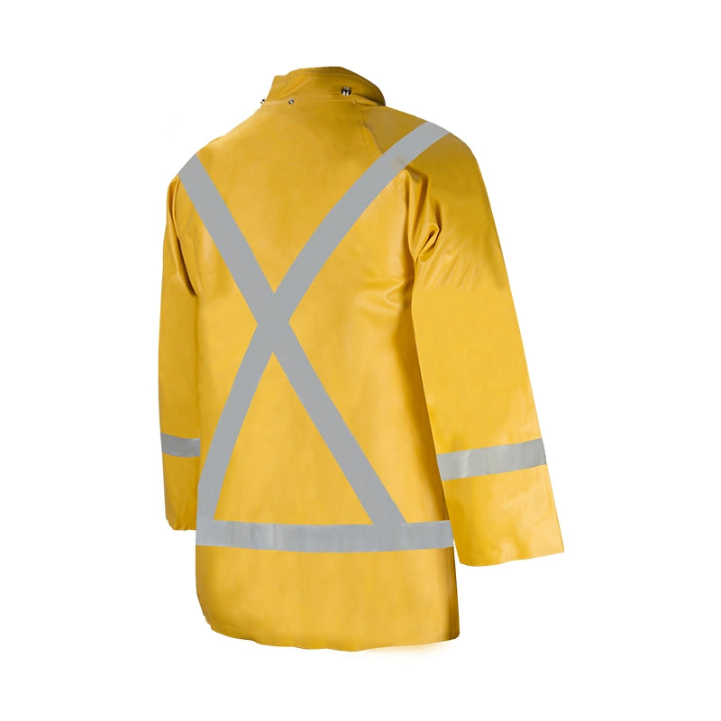 Wasip 880 Men's Neoslick CSA Neoprene Rubber Miner’s Safety Rain Jacket | Sizes S-5XL