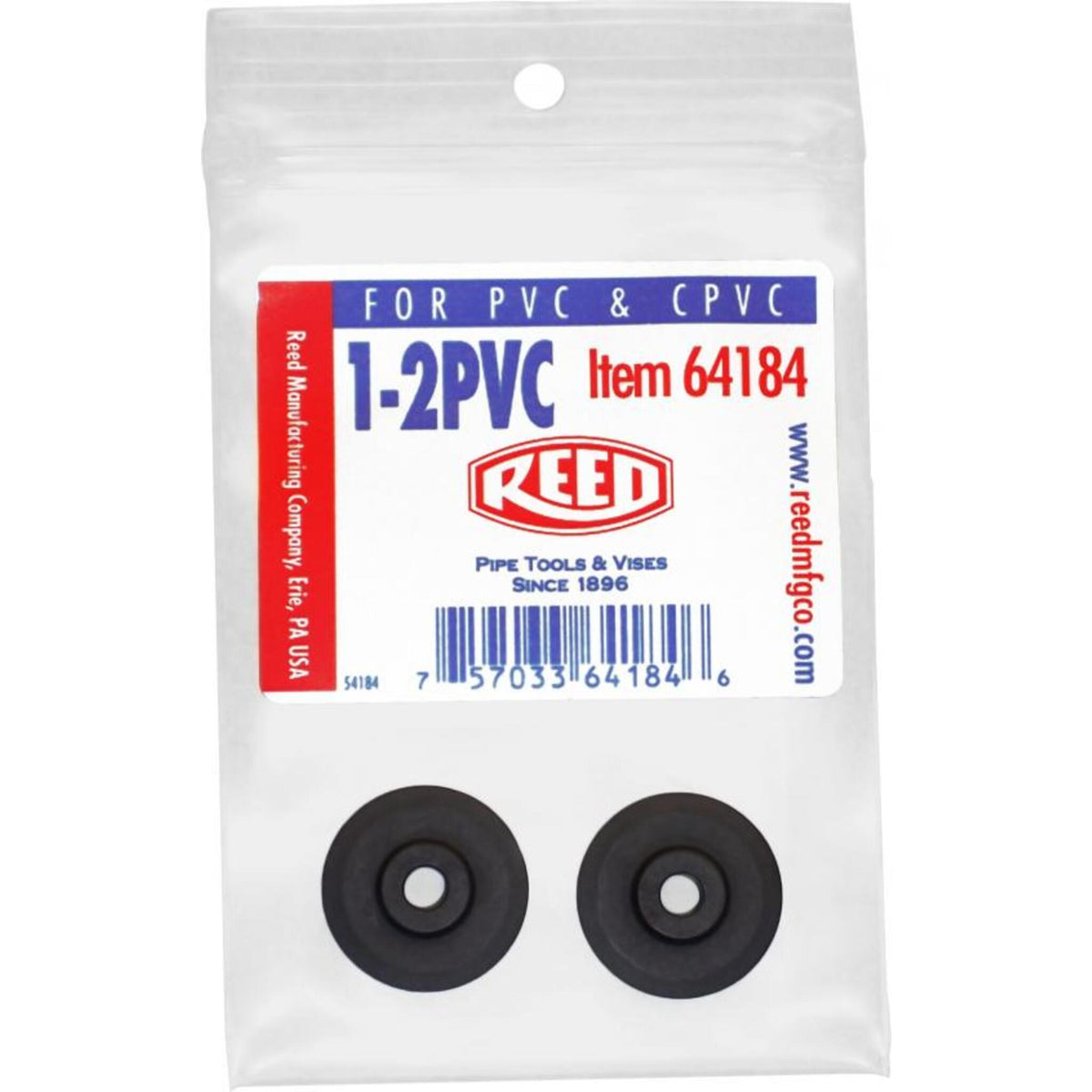 Replacement Cutter Wheels for Plastic Pipe | Tool Steel, Thin Edge, Heat-Treated | Fits Reed Quick Release Cutters
