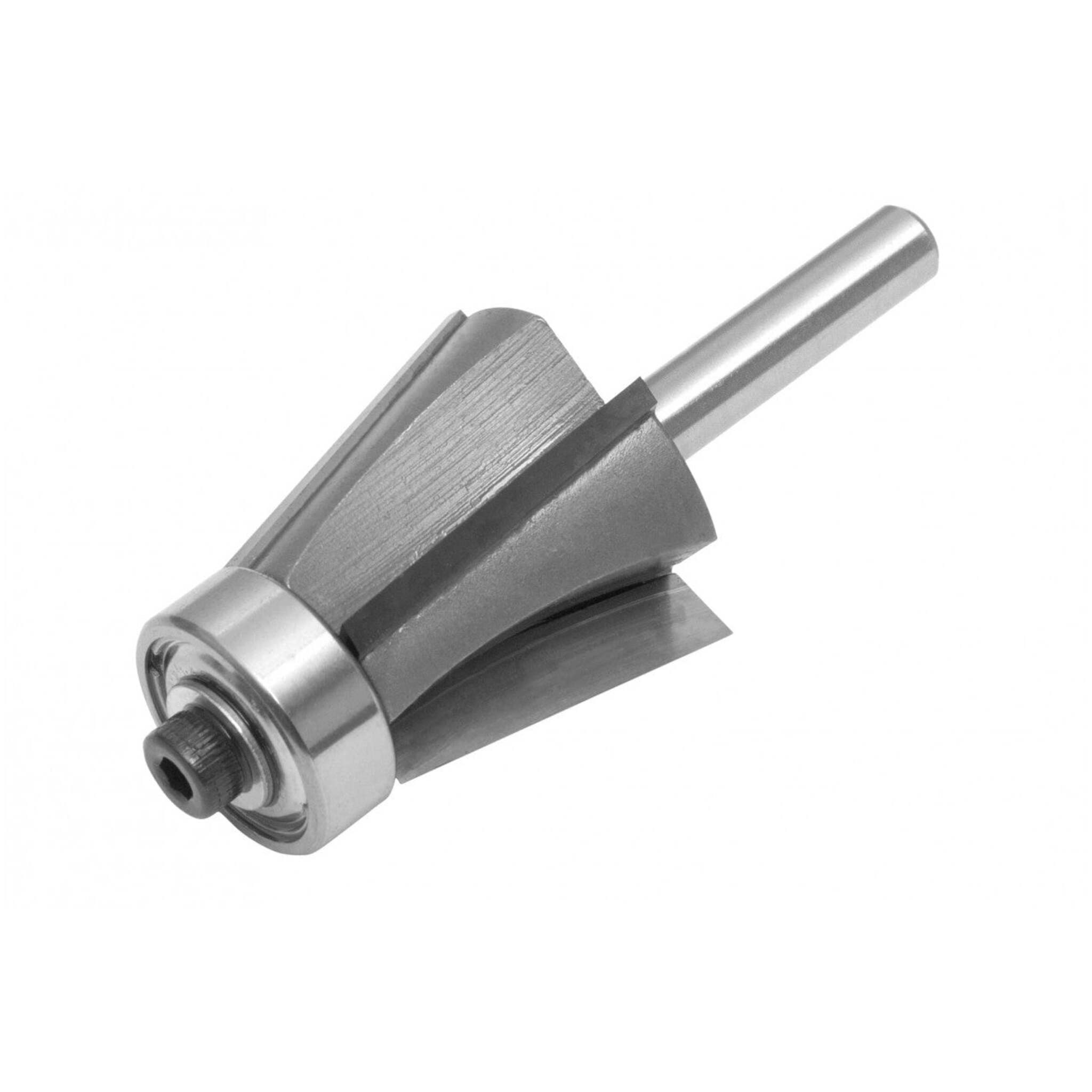 consi)stent bevels with Reed Bevel Boss® Router Bits.