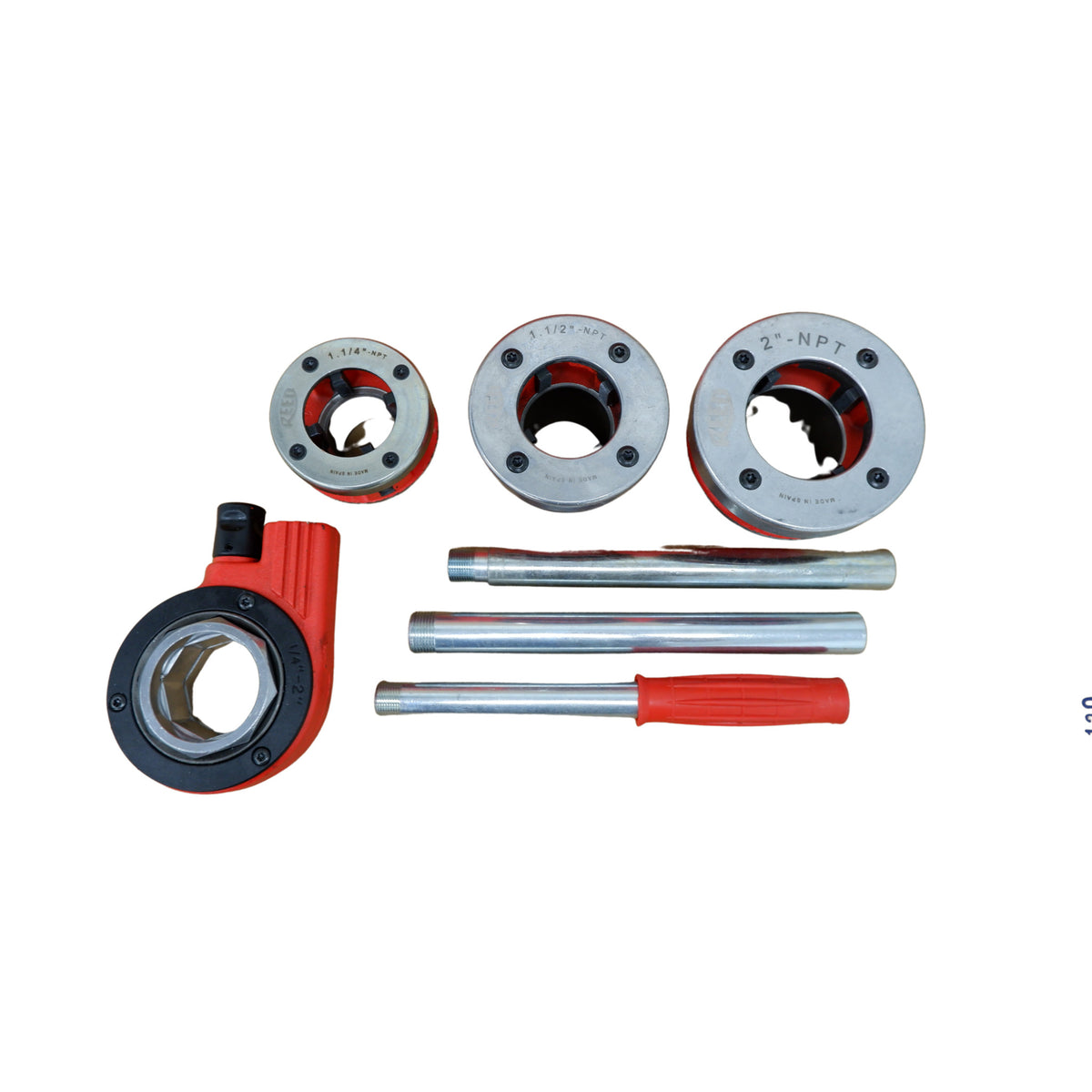  Reed DH84-7 Enclosed Ratchet Threader Set | 1-1/4 to 2 NPT