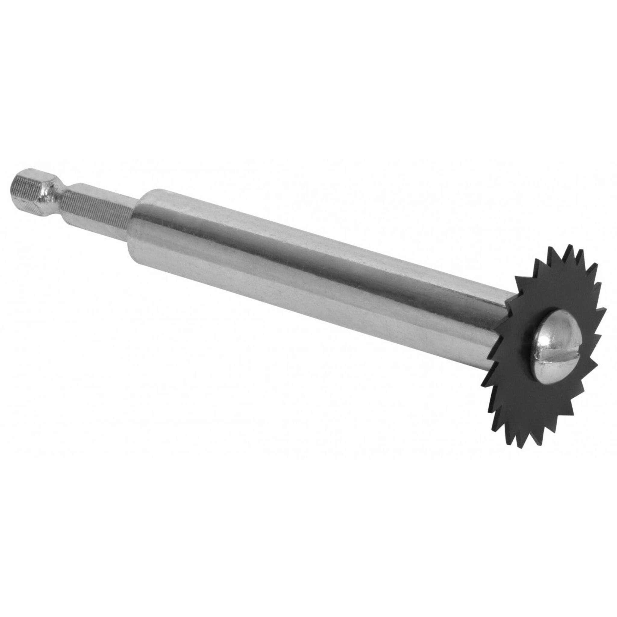 Saw Tooth Blade for Fast Cuts from Inside Plastic Pipe

