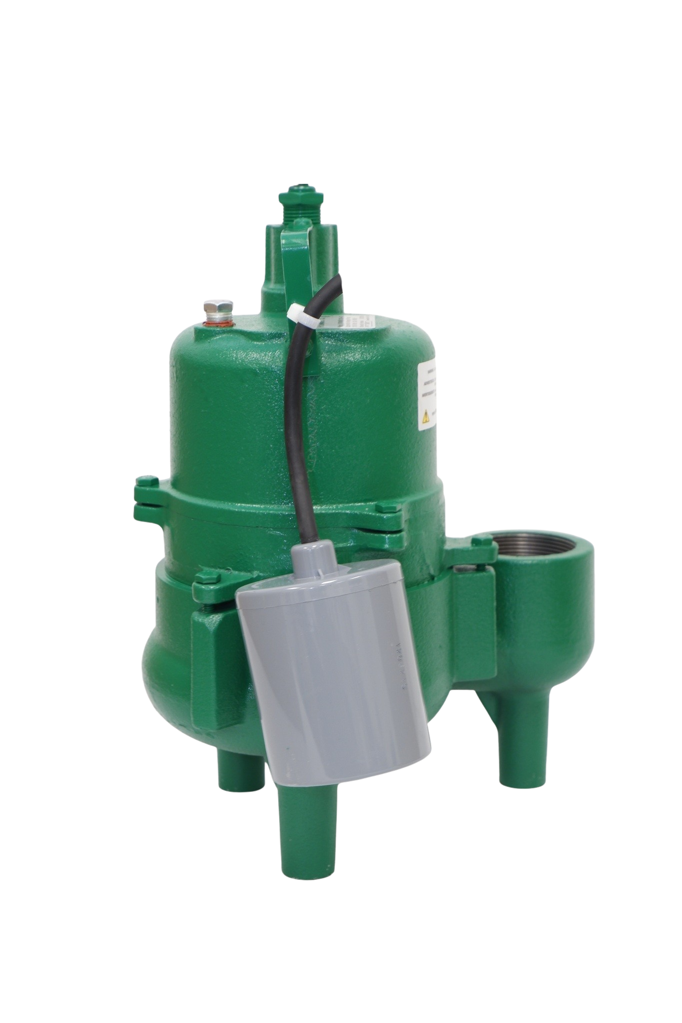 Hydromatic SKV40AW1 20-01 4/10 HP Cast Iron Sewage Ejector Pump - Vortex Impeller | Wide Angle Piggyback Float | 2" Solid Handling | 80 GPM | 120V