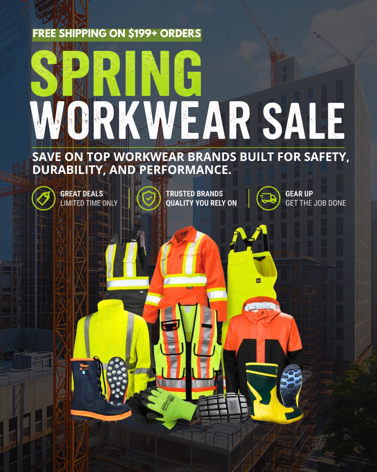 Spring Workwear Sale Banner