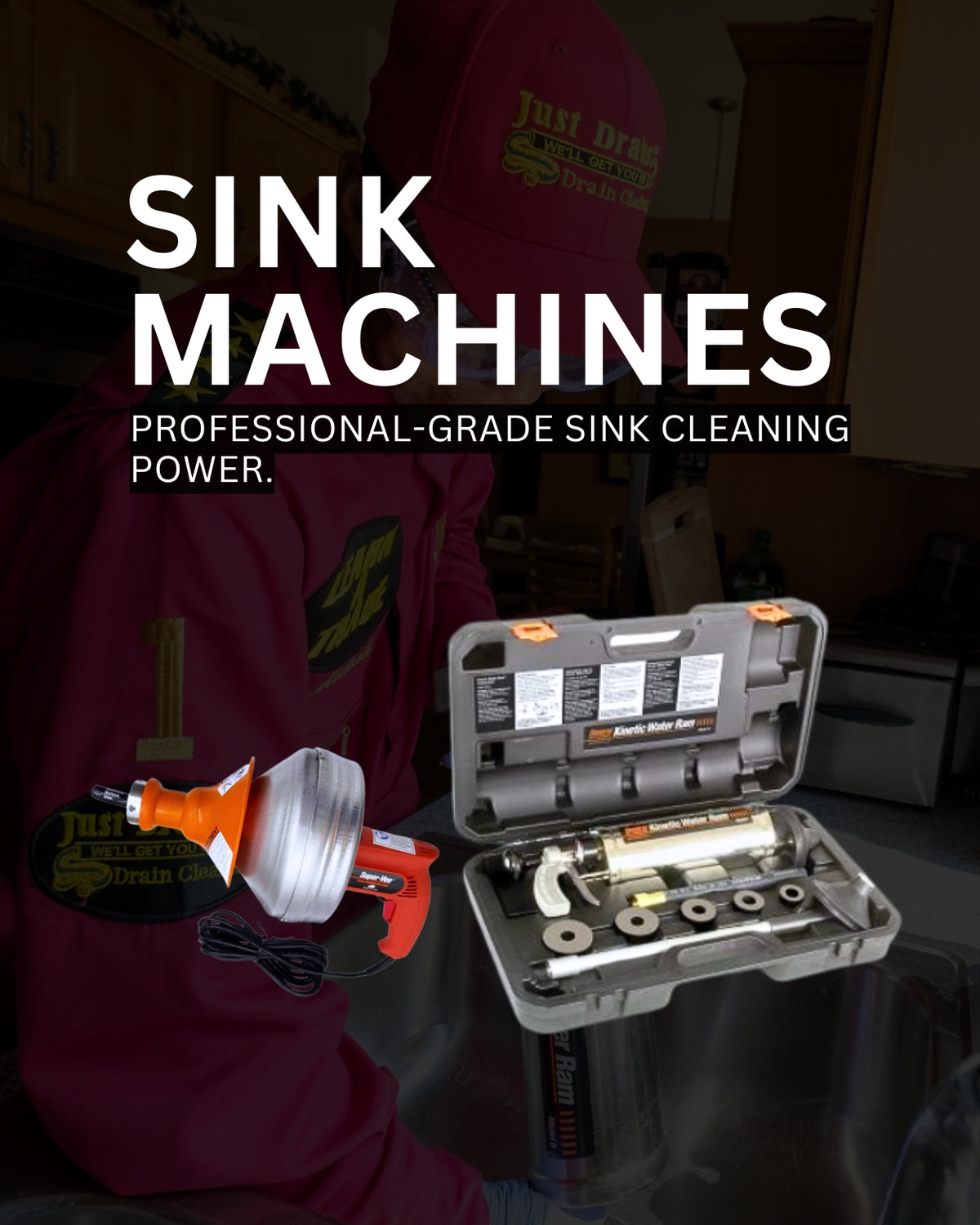 Sink Bot Machine Sink Drain Cleaning Machines | Professional Drain Cleaners