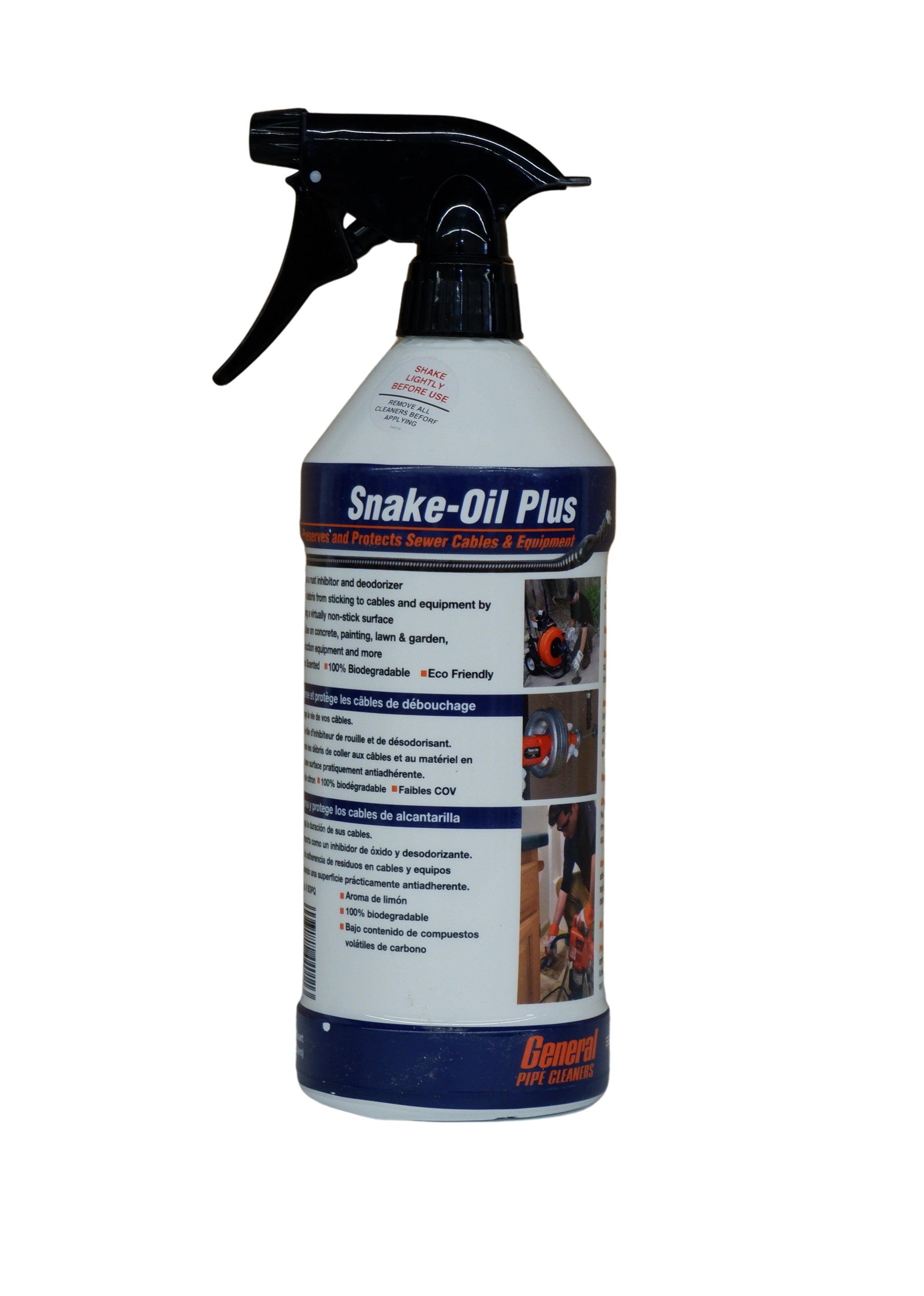 General Pipe Cleaners Snake-Oil Plus™ - Eco-Friendly, Non-Toxic Equipment Protector, Biodegradable with Fresh Lemon Scent, Available in Quart & Gallon