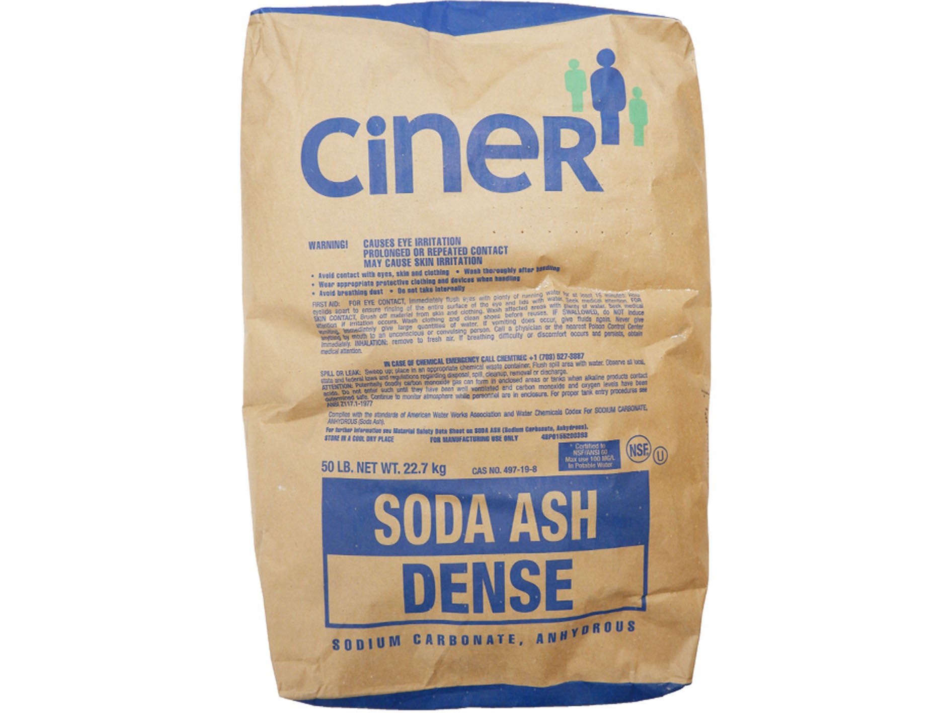 Sodium Carbonate / Soda Ash 22.7 Kg Bag | Dense