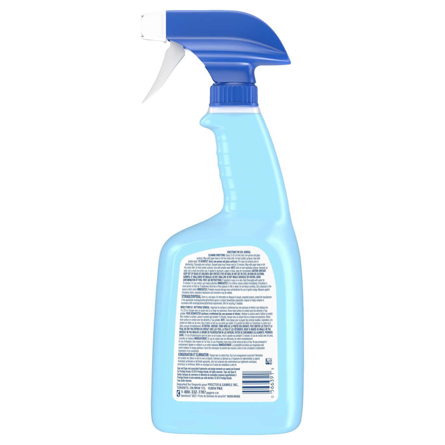 Spic & Span 3-In-1 All Purpose Disinfectant Ready To Use Cleaner - 945 ml - Case of 8
