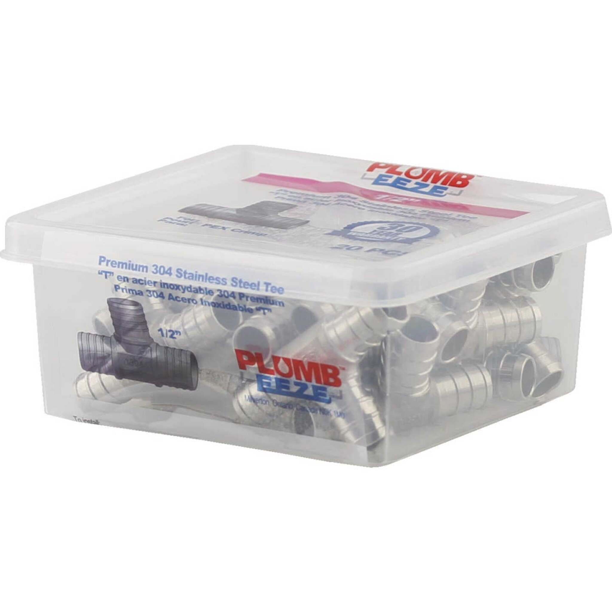 Crimp-Compatible PEX Tee 