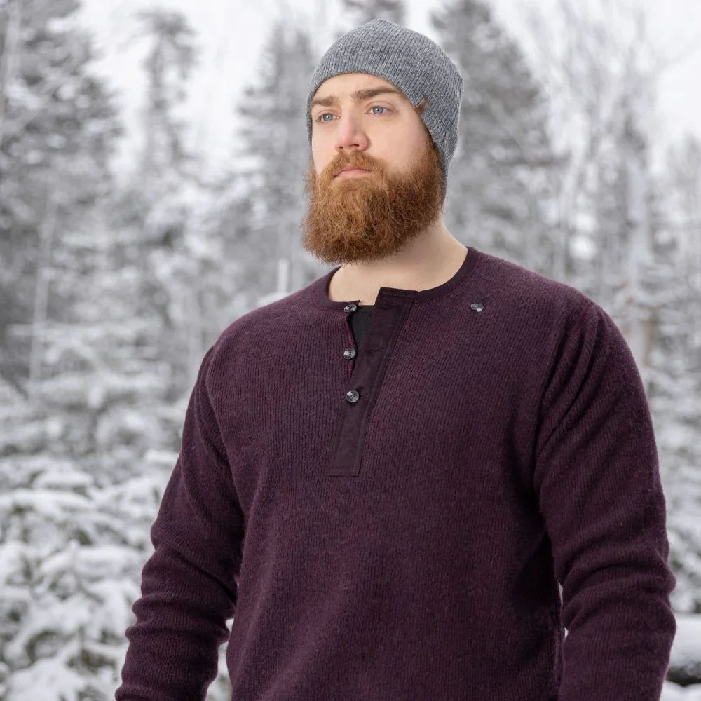 Stanfield's 1315GL Heritage Heavy Wool Henley with Graphene Fleece Liner