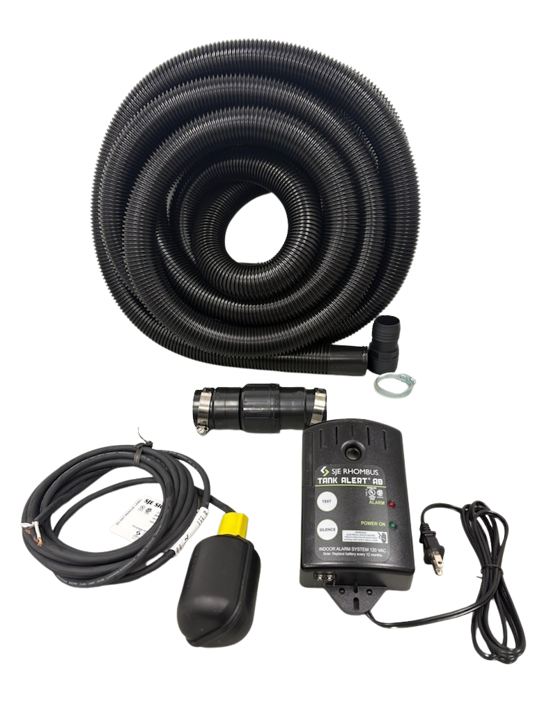 Sump Pump Protection Kit with Indoor Alarm, Check Valve & Discharge Hose