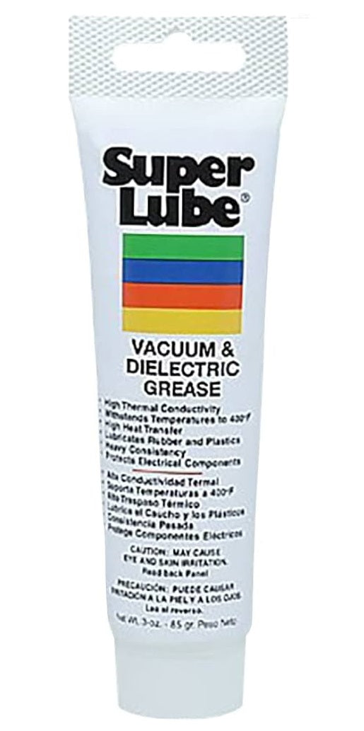 Super Lube Food Grade Silicone Dielectric and Vacuum Grease - 3 oz Tube