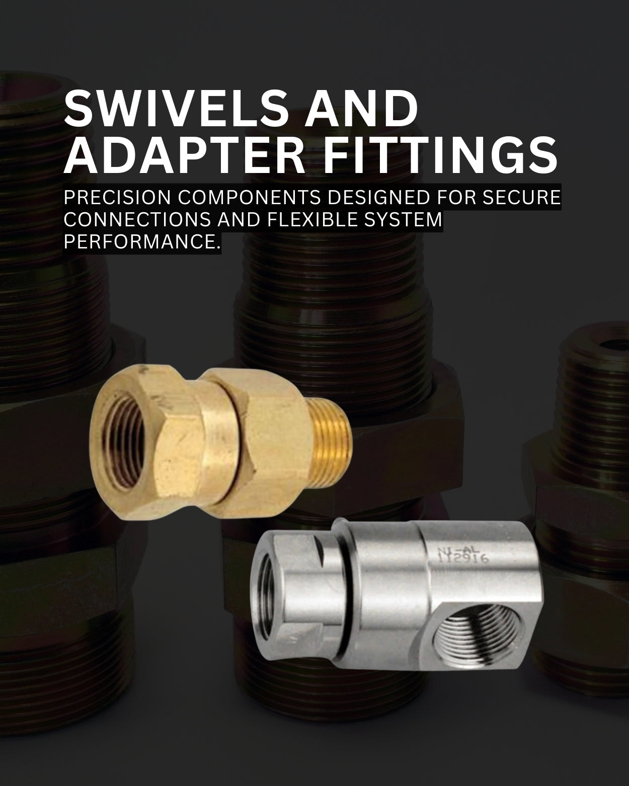 Swivels and Adapter Fittings Banner