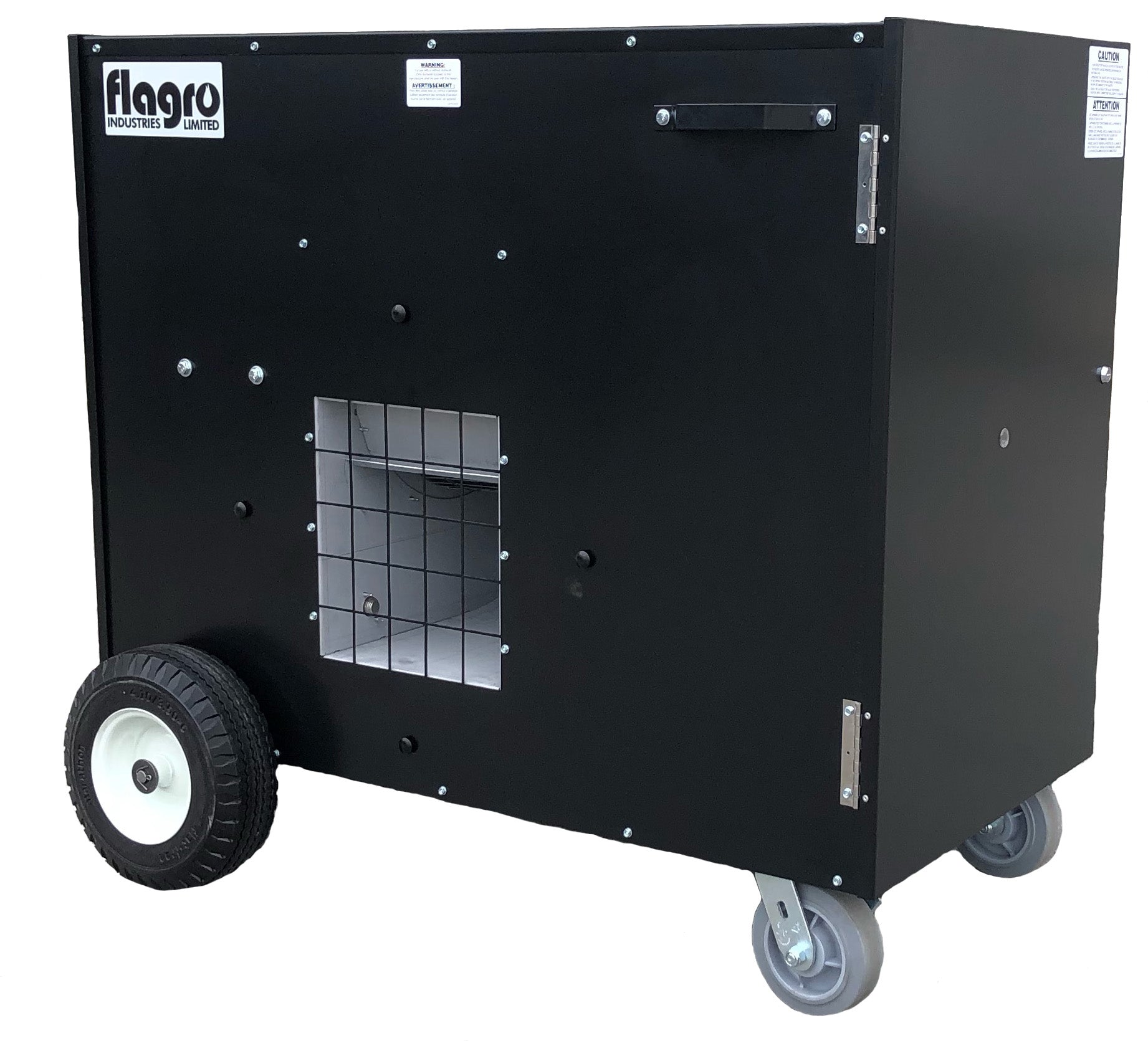 Flagro THC-355DF Dual Fuel Direct Fired Heater | 330,000 BTU, Propane/Natural Gas, Thermostatically Controlled, Ductable, Quiet Operation