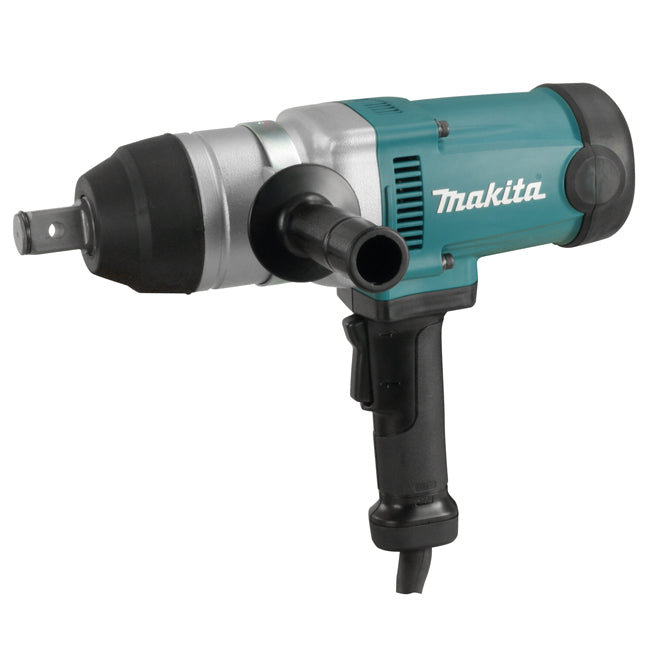 Makita TW1000 1" Reversible Impact Wrench with Case: 738 ft/lbs Torque, 12 AMP Motor, Adjustable Side Handle, Heavy Duty Design, Ergonomic and Durable