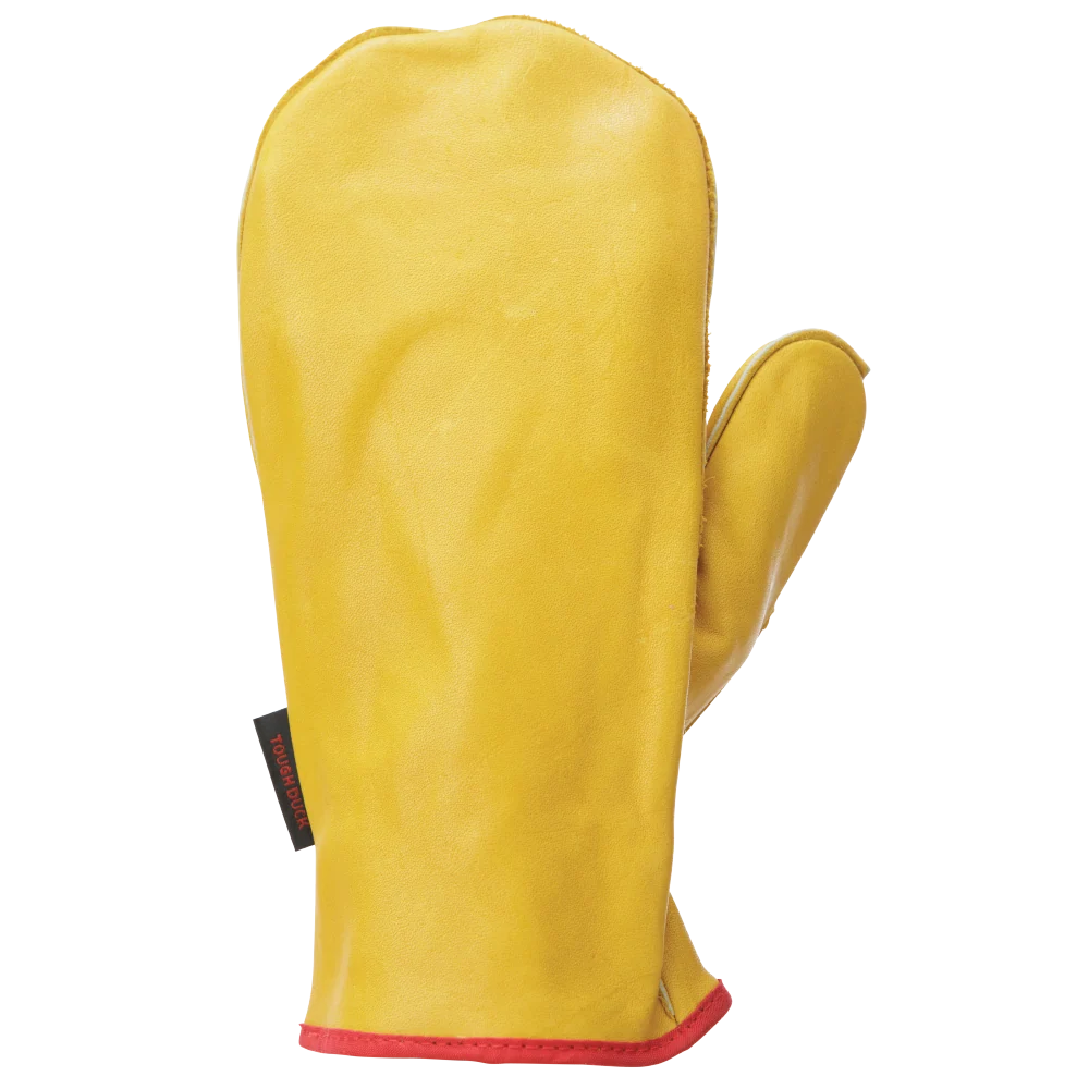 Tough Duck G343 unlined leather chopper mitt back view