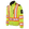 Tough Duck SJ49 safety jacket front view in fluorescent green