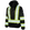 Tough Duck SJ50 light weight mesh-lined safety jacket front view in black with hood