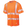 Tough Duck ST24 safety cooling T-shirt front view in fluorescent orange