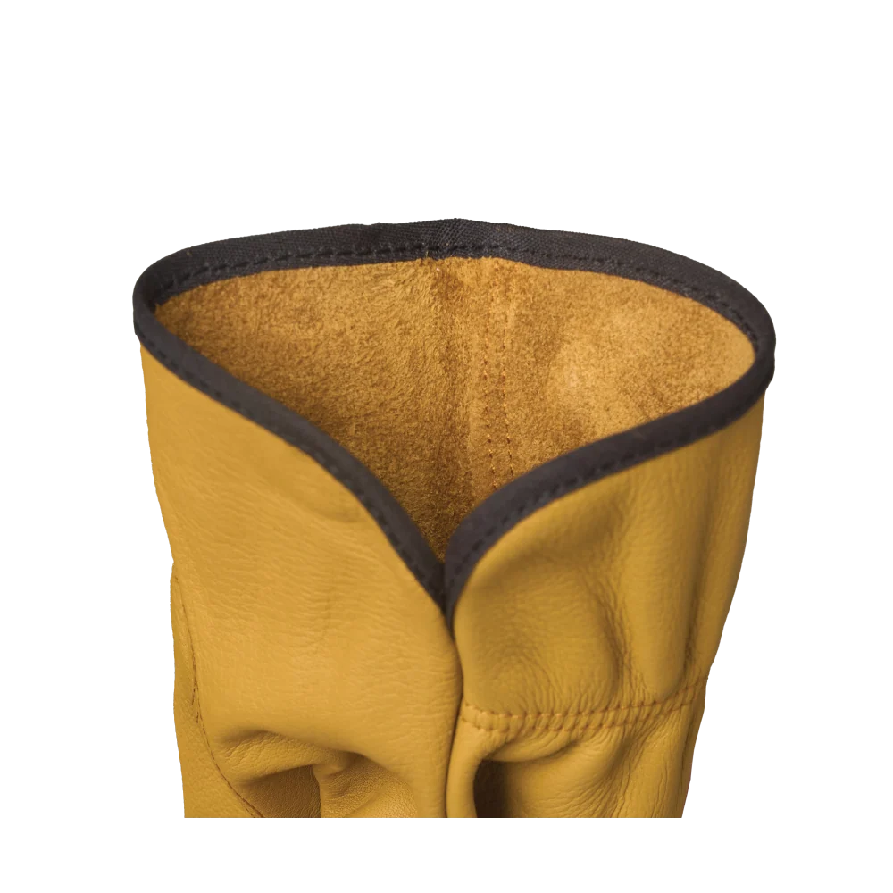Tough Duck WG07 leather driver glove interior