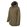 Tough Duck WJ48 women’s lined duck parka front view in oak