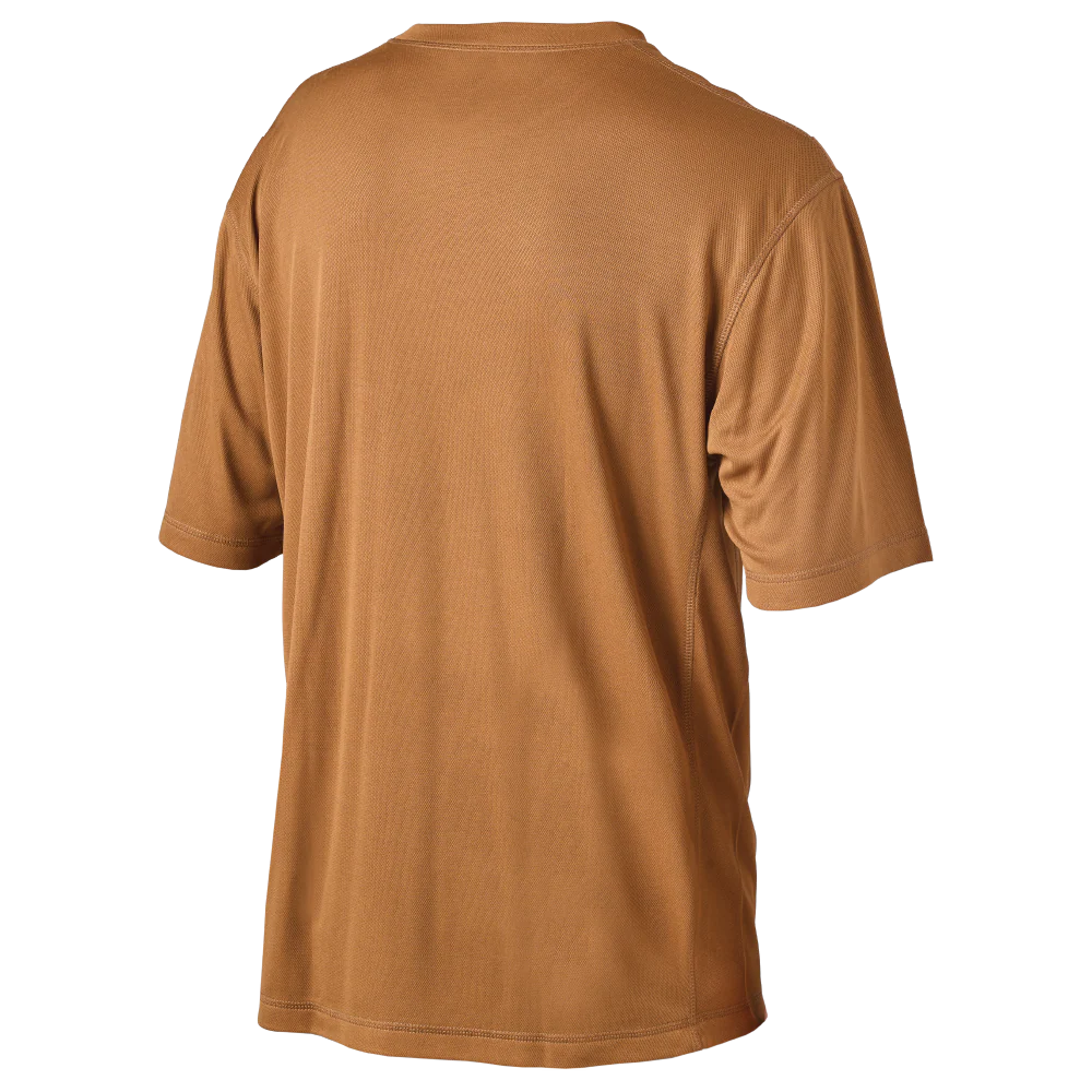 Tough Duck WT09 cooling T-shirt back view in copper