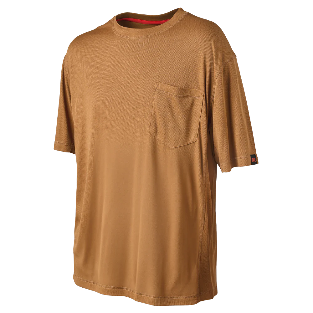 Tough Duck WT09 cooling T-shirt front view in copper