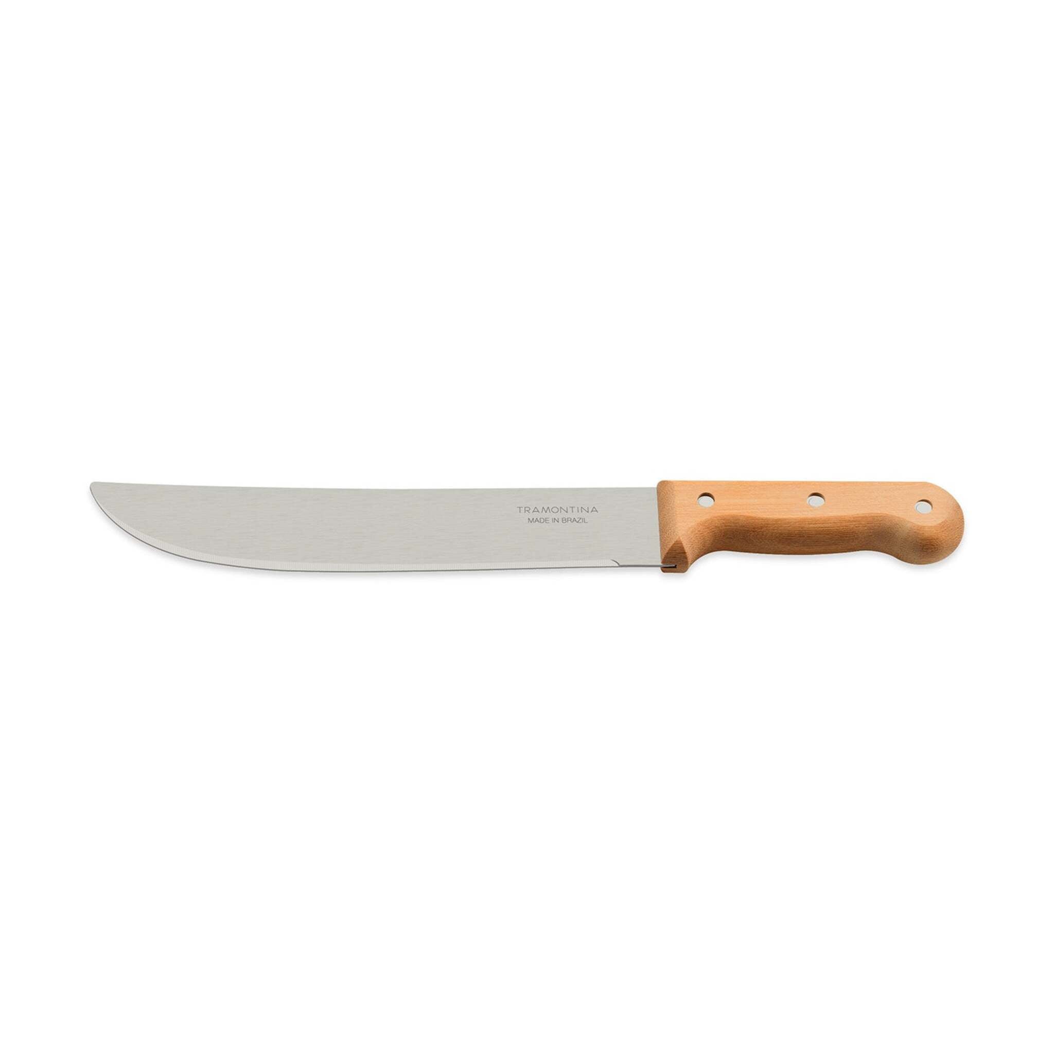 Compact Outdoor Machete with High Carbon Steel Blade & Ergonomic Wood Handle
