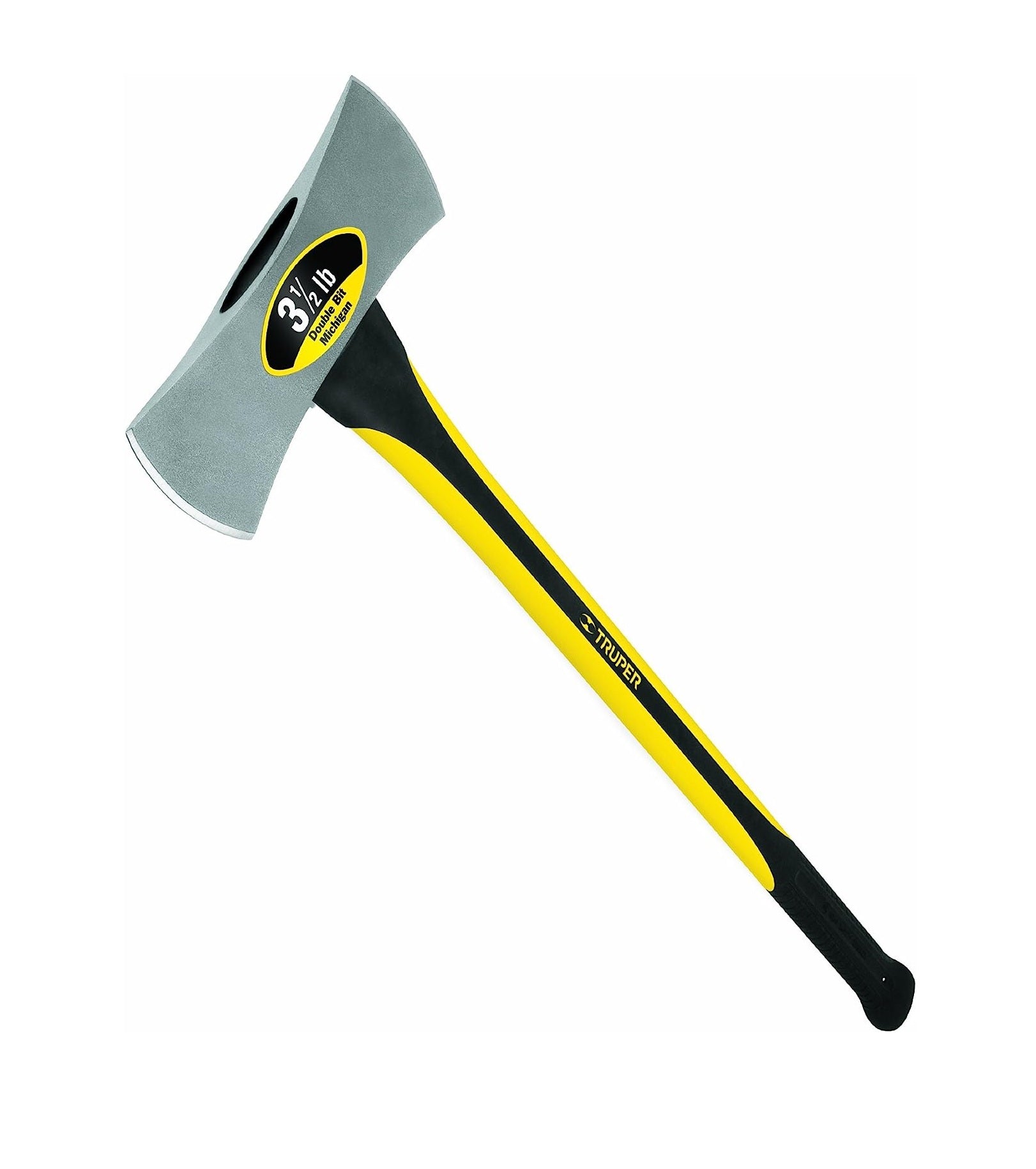 Truper 3.5 Lb Double Bit Michigan Axe with Ergo Fiberglass Handle