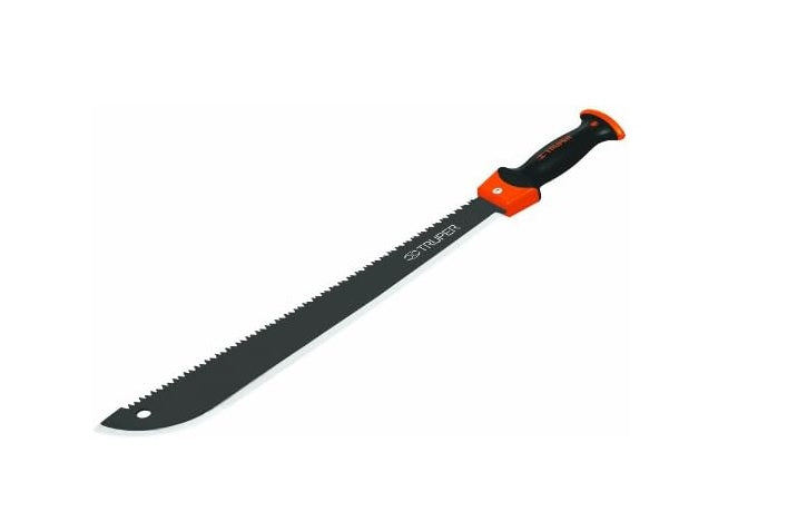 Truper Double Edge Machete/Garden Saw with ABS Molded Handle - 18 Inch