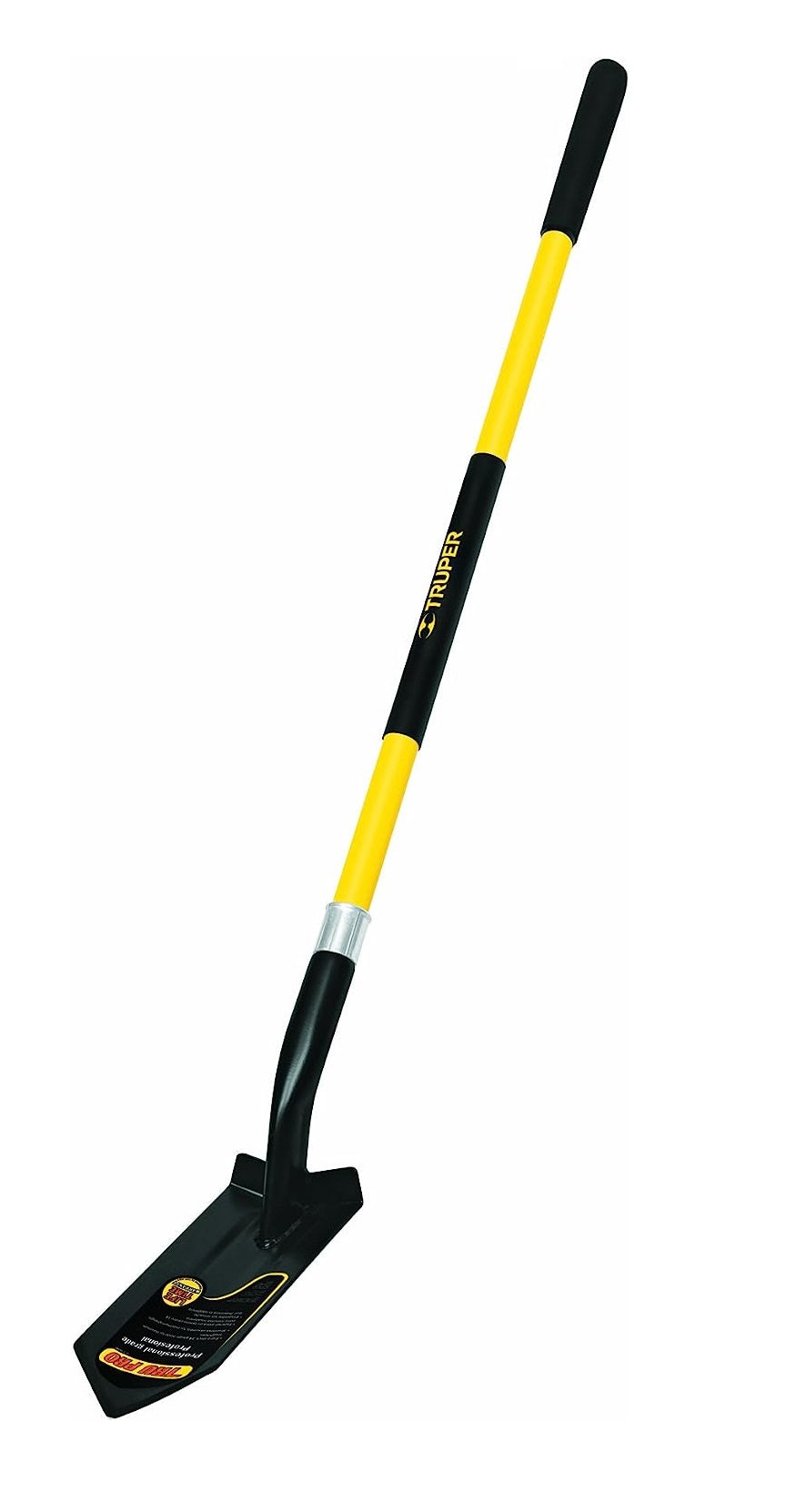 Truper Tru Pro California Trenching Shovel with 5-Inch Blade, 48-Inch Fiberglass Handle and 10-Inch Grip