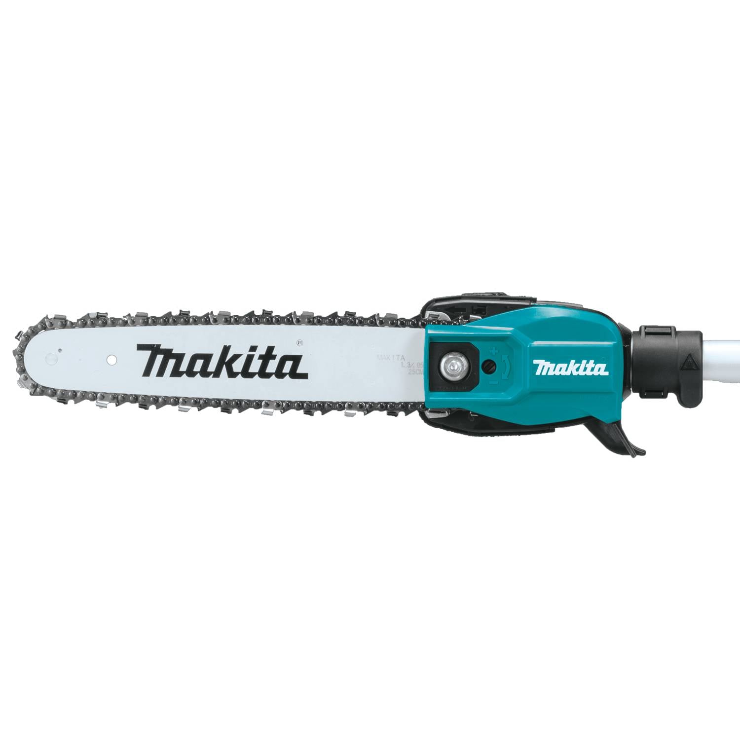 Makita 40Vmax XGT Brushless 10" Telescopic Pole Chainsaw Kit - 13' Reach, 4.0Ah Battery, Rapid Charger, Slim Head, Branch Hook, Accessories Included