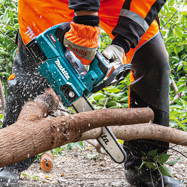 Makita 40Vmax XGT Brushless 14" Top Handle Chainsaw w/ Battery & Charger - 4.0Ah Kit, Variable Speed, Chain Brake, Oil Adjustment, Compact & Light