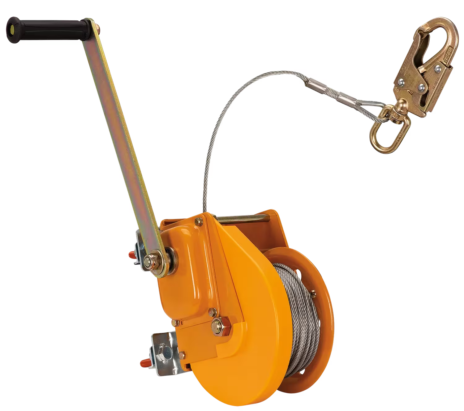 Peakworks® Replacement 65' Confined Space Man Winch with Swivel Hook