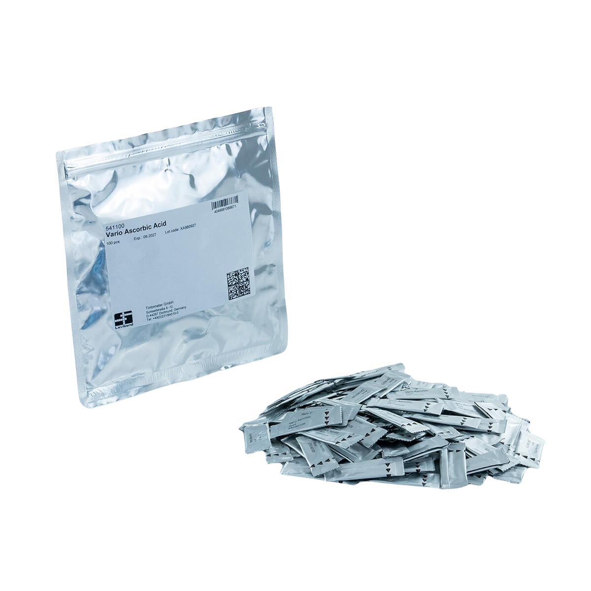 VARIO 541100 Ascorbic Acid Powder Pillows, Pack of 100 | Low Range Manganese PAN Method