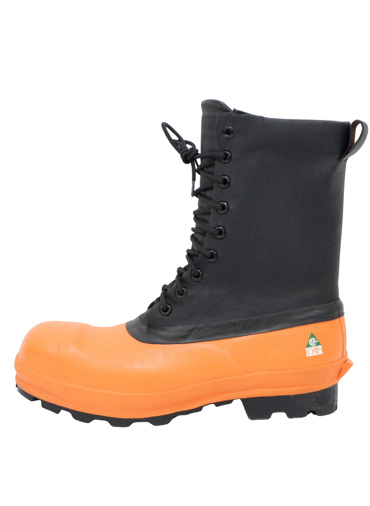 Viking® VW76-1 Ericsen® Waterproof Forestry Work Boots with Steel Toe, Chemical & Abrasion-Resistant NBR Lug Sole, and Ice Stud Compatibility