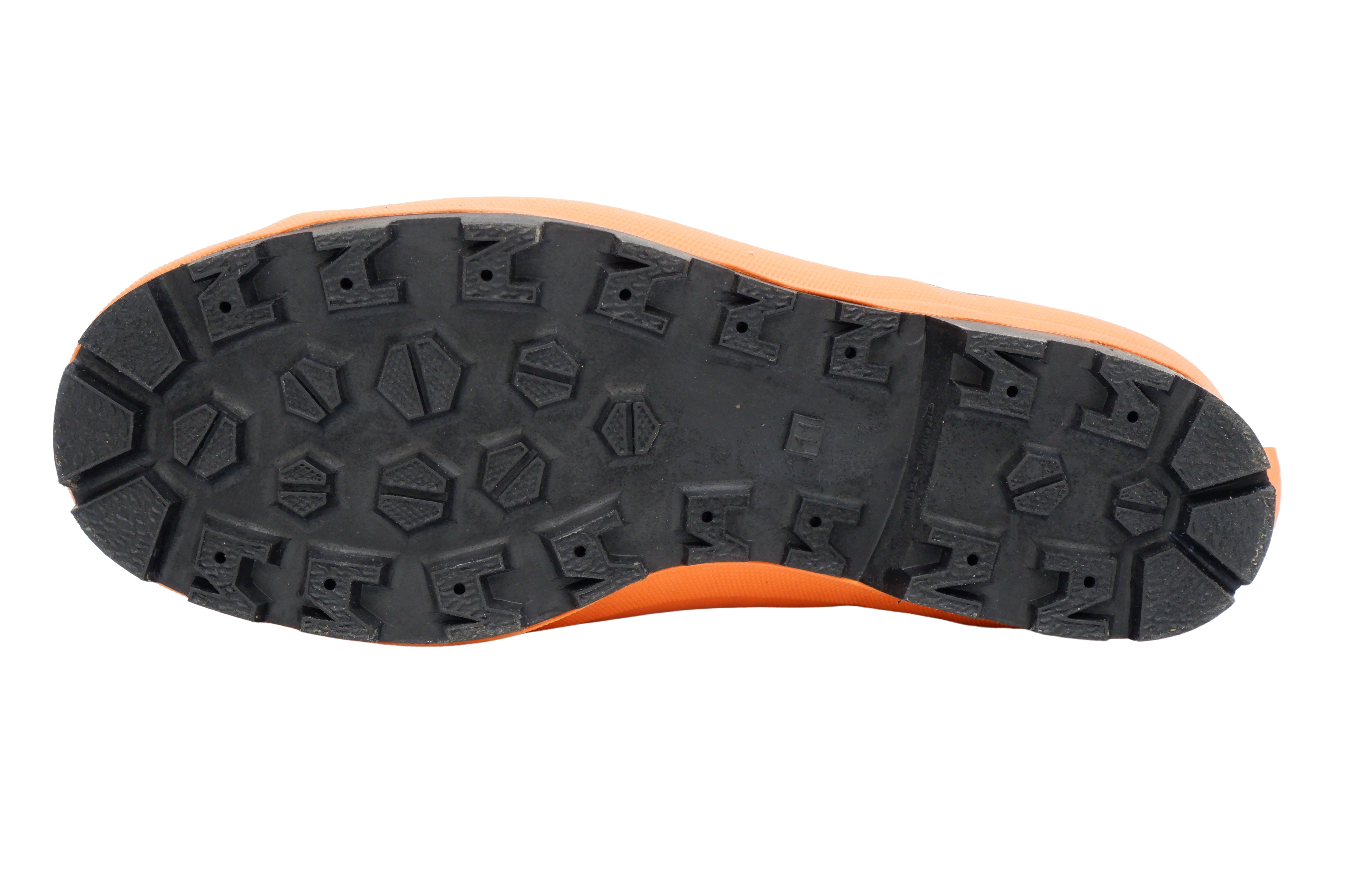 Steel Toe Forestry Boots with Chemical-Resistant NBR Lug Sole and Ice Stud Compatibility, Sizes 9 to 13