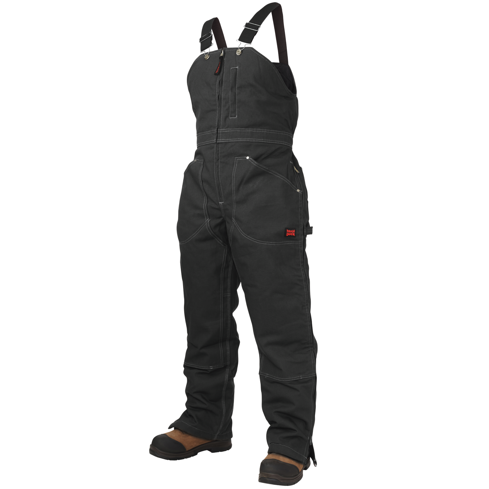 Tough Duck Women's Insulated Winter Bib Overalls WB09 - 12 oz Cotton Duck, Water Repellent, Adjustable Fit, Waterproof Seat | Limited Size Selection