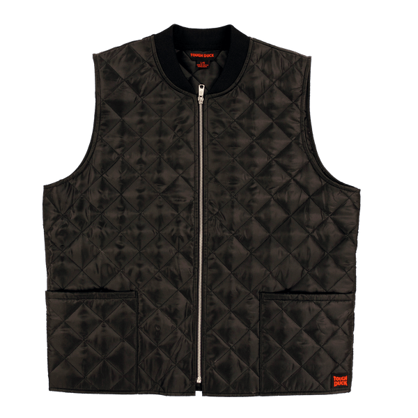 Tough Duck Men's Winter Bomber Jacket WJ30 Cotton 12 oz Duck Hooded  Insulated Rib Knit Cuffs Sizes S-5XL